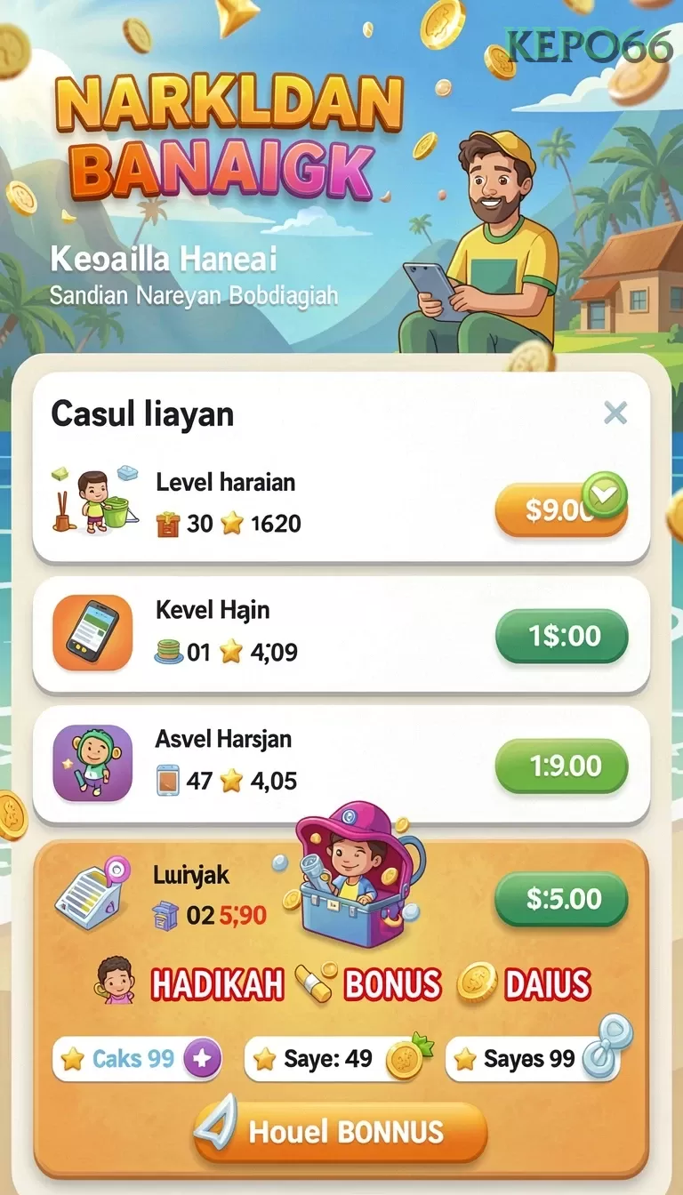 Cuplikan layar H891 — menu navigasi