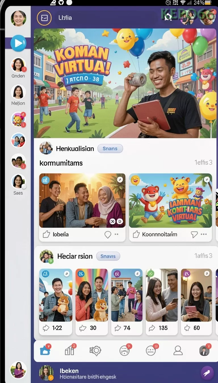Cuplikan layar LUCKYDF — halaman utama