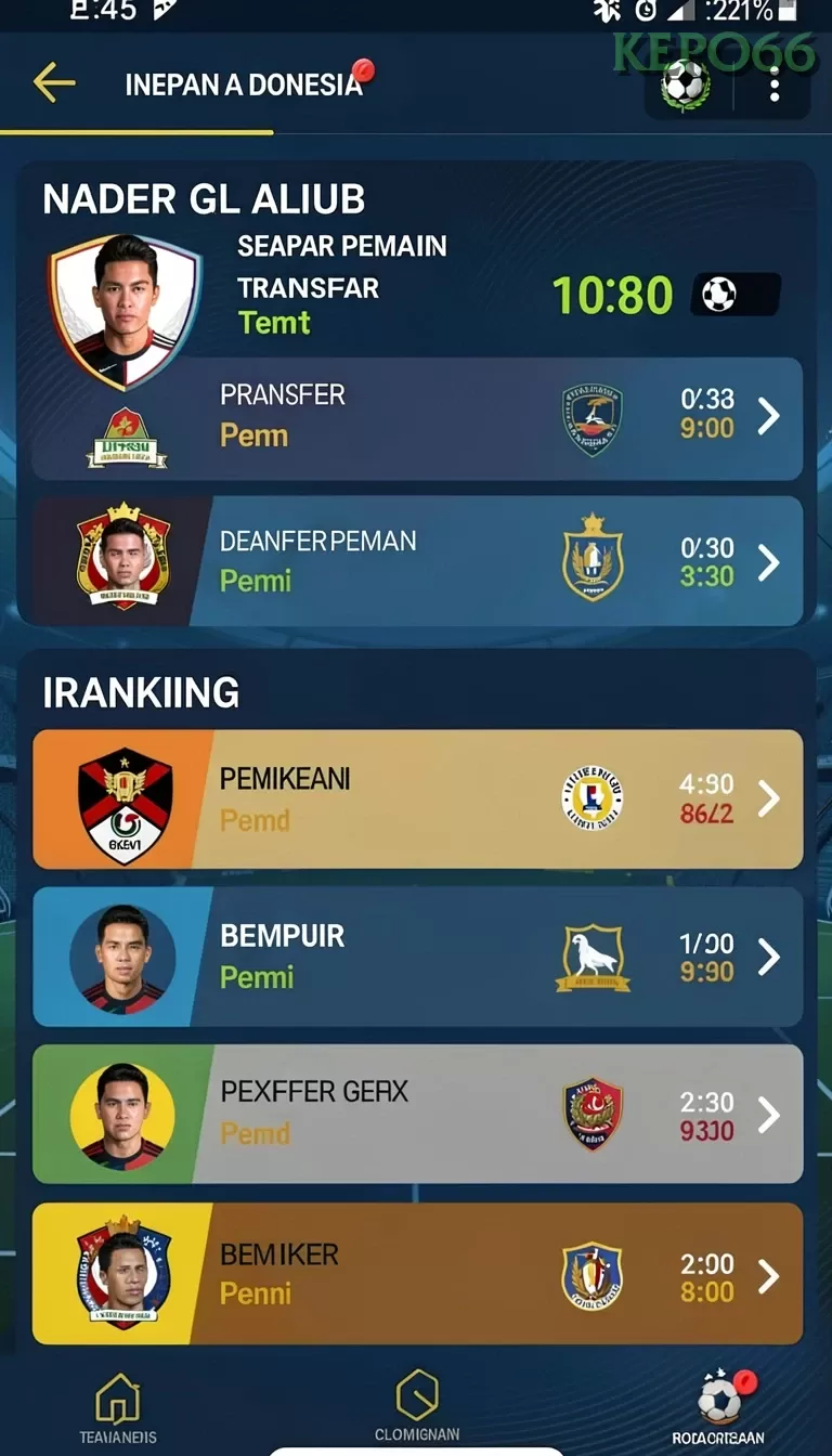 Cuplikan layar CRS99 — aktivitas