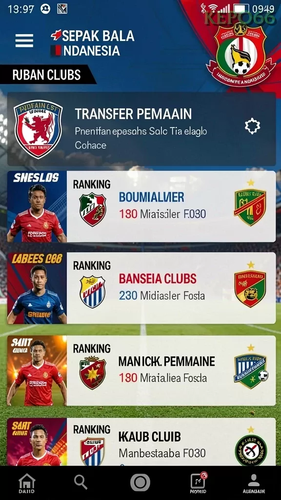 Cuplikan layar PUSATMENANG — menu navigasi